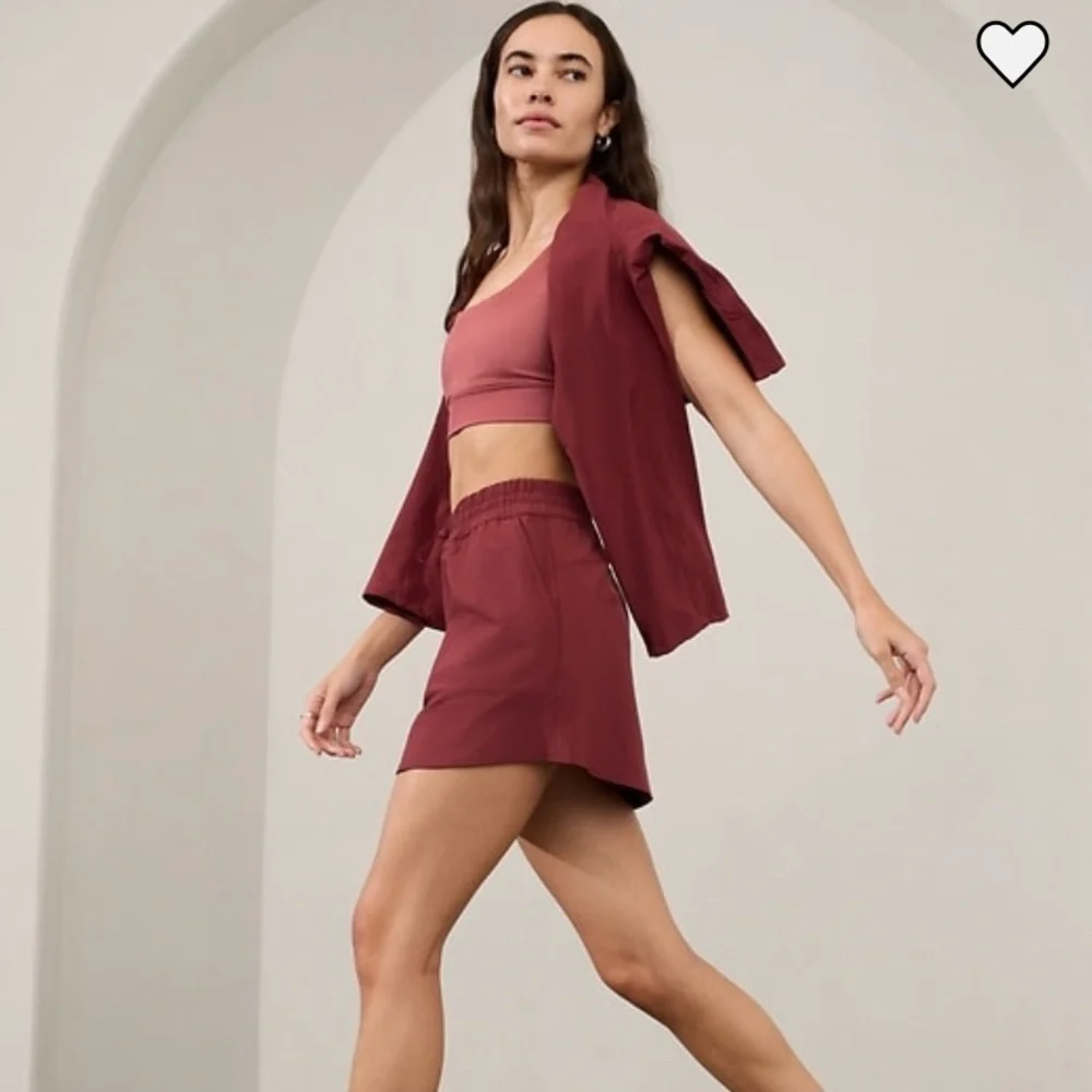 NWT Athleta Dawn High Rise 15” Skirt Redwood Sz XS Active Summer Travel Pockets